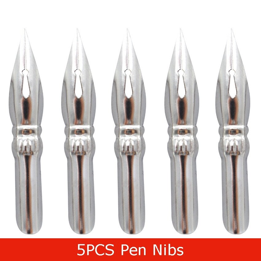 1/5Pieces Pen Nib Cartoons Dip Pen Metal Manga Comic Drawing Cartoon Tool -  Agence de management